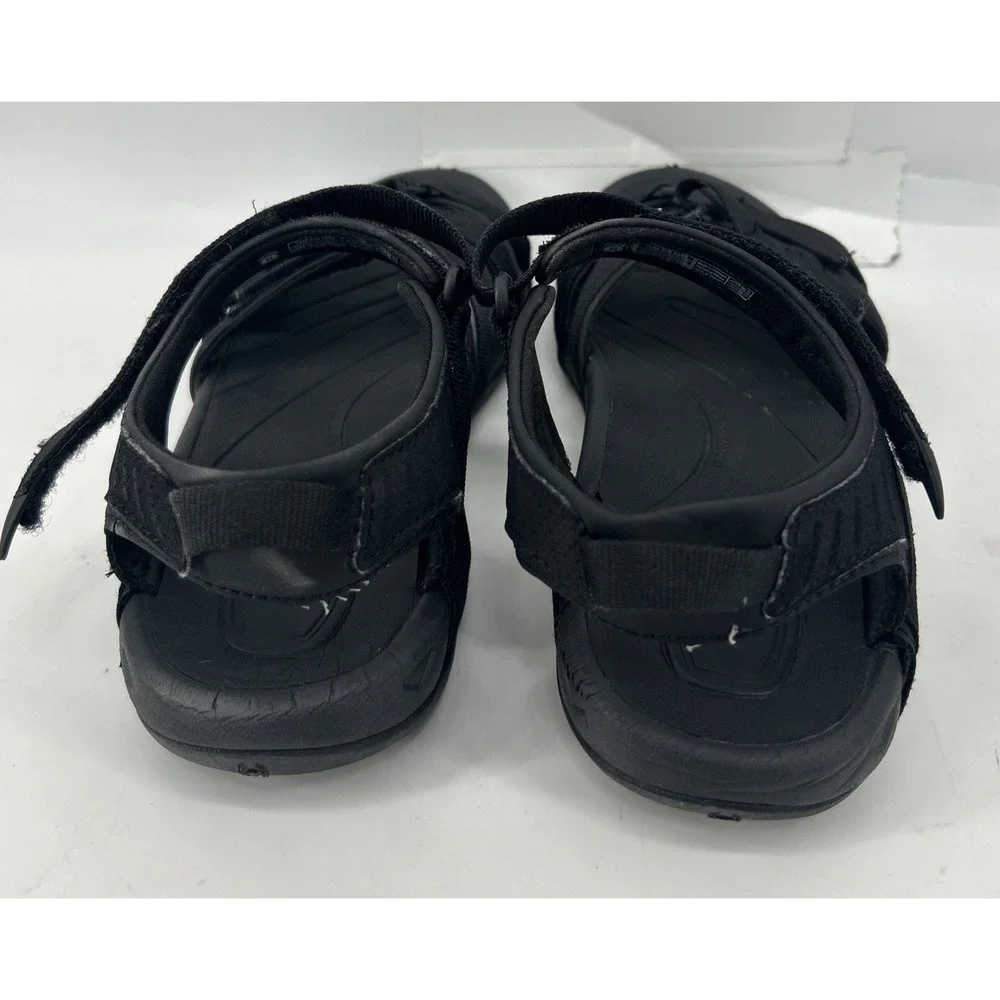 Teva Tirra Strappy Slingback Hook And Loop Sandals Black Women's Size 9